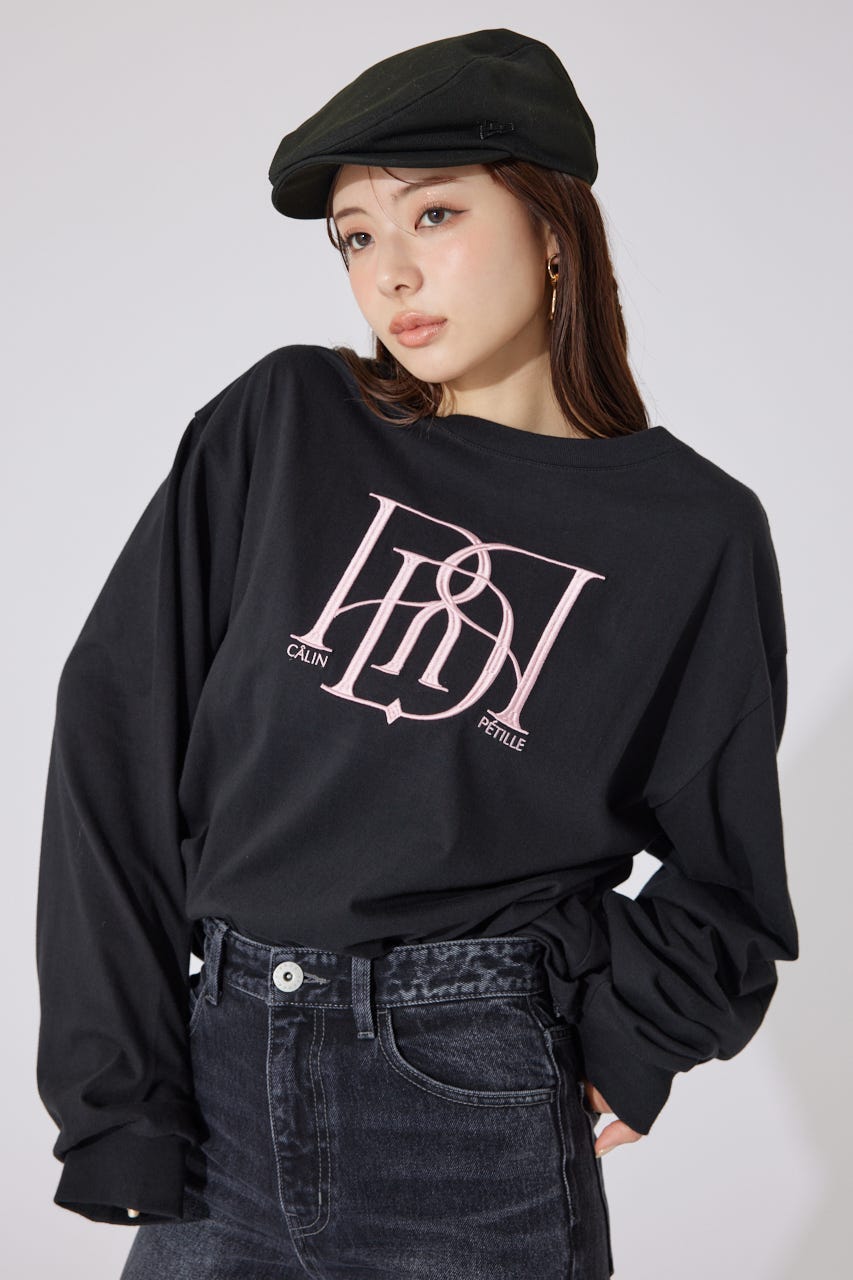 【WEB限定】RDロゴロングTシャツ 柄PNK FREE