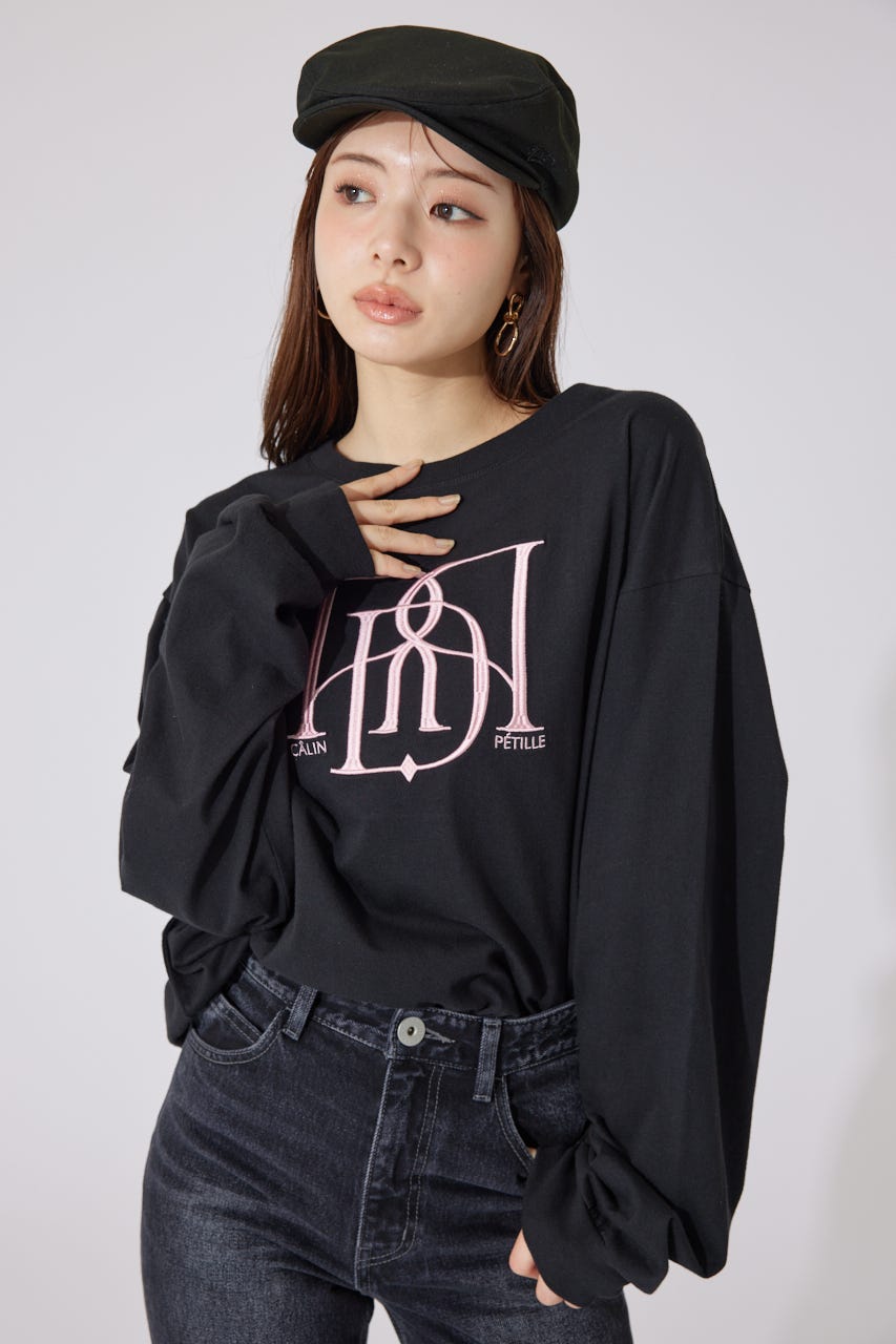 【WEB限定】RDロゴロングTシャツ 柄PNK FREE