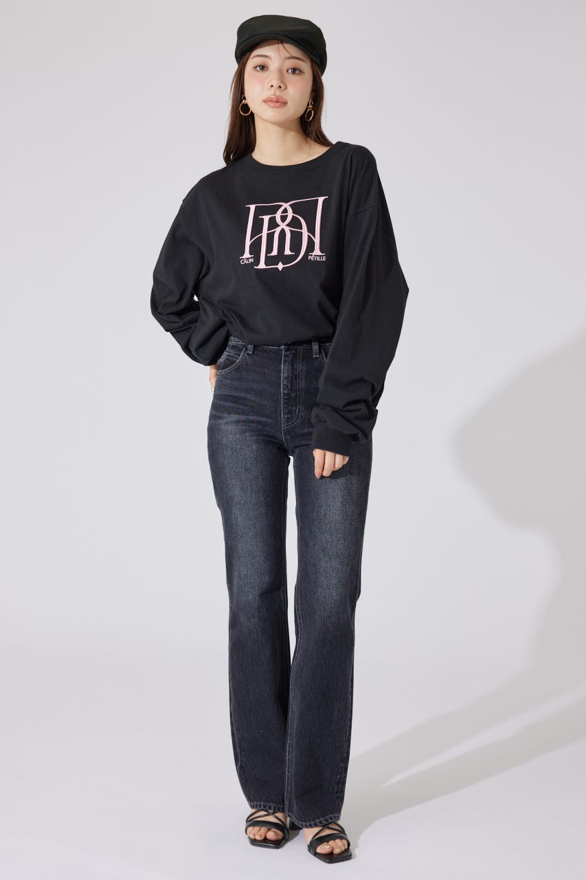 【WEB限定】RDロゴロングTシャツ 柄PNK FREE