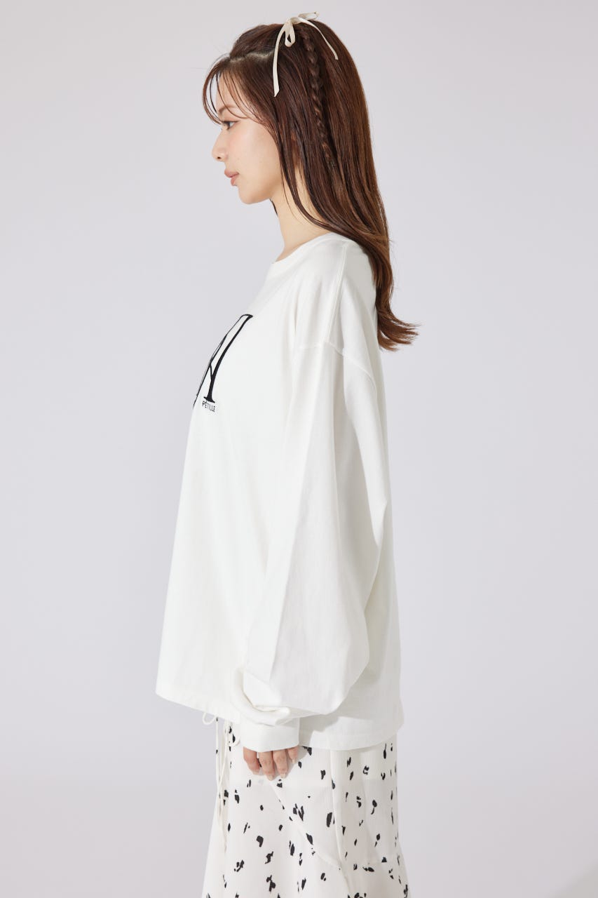 【WEB限定】RDロゴロングTシャツ WHT FREE