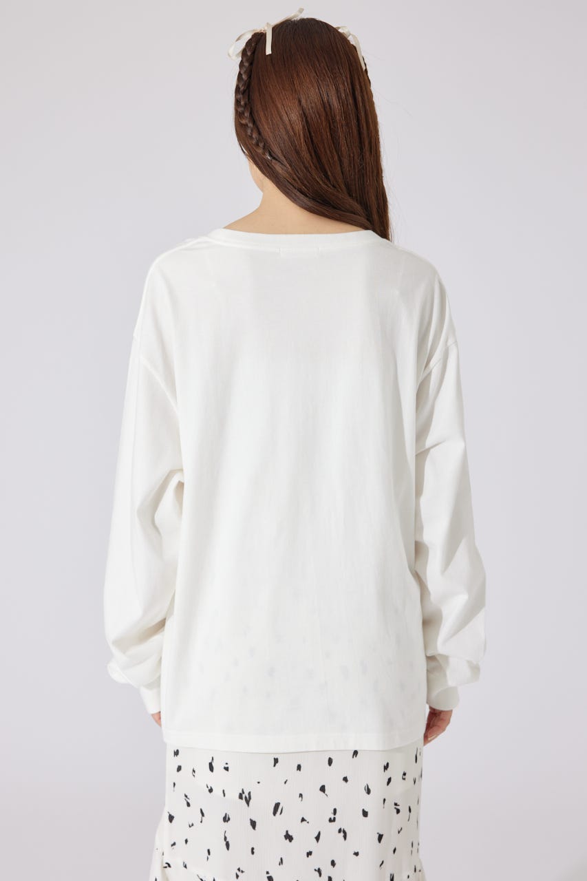 【WEB限定】RDロゴロングTシャツ WHT FREE