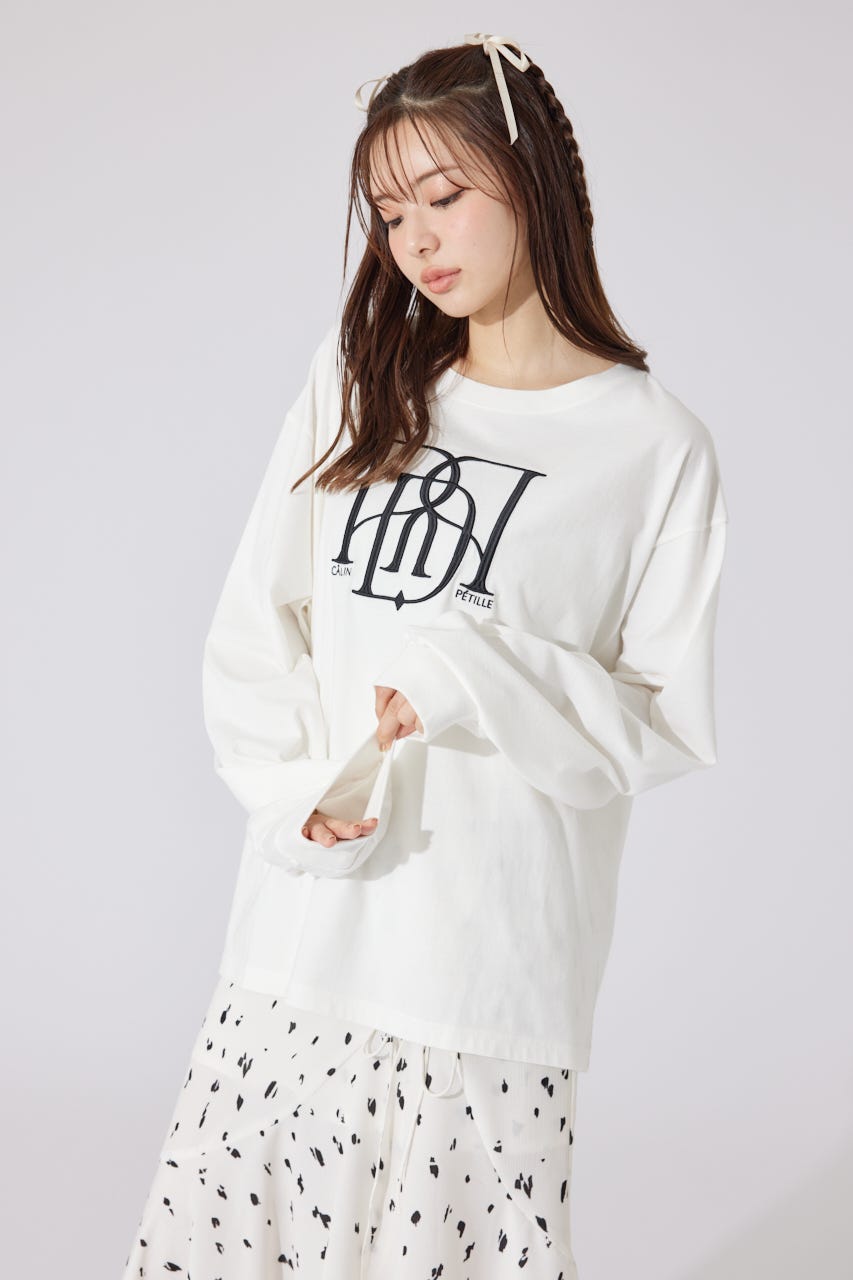 【WEB限定】RDロゴロングTシャツ WHT FREE