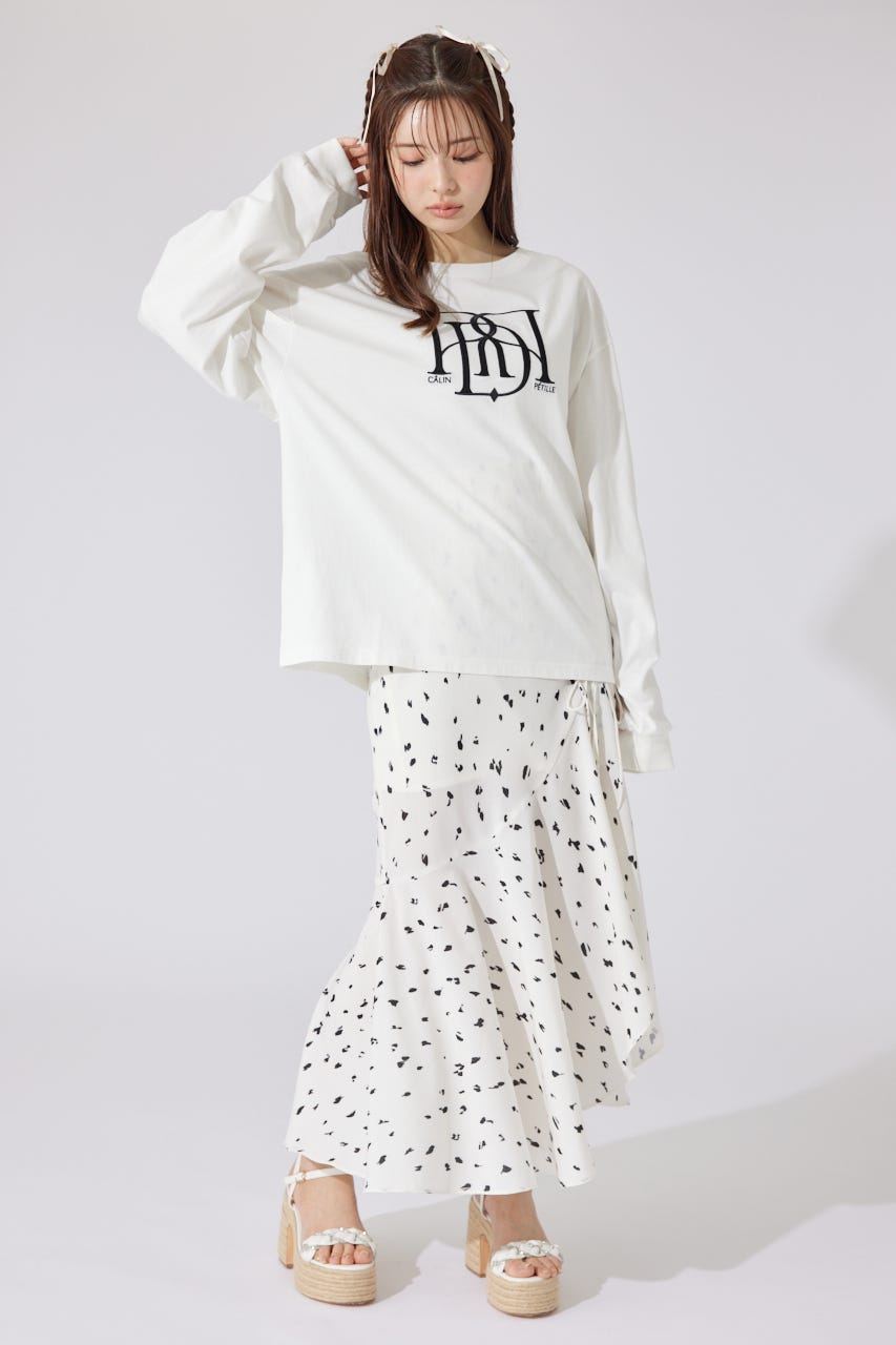 【WEB限定】RDロゴロングTシャツ WHT FREE