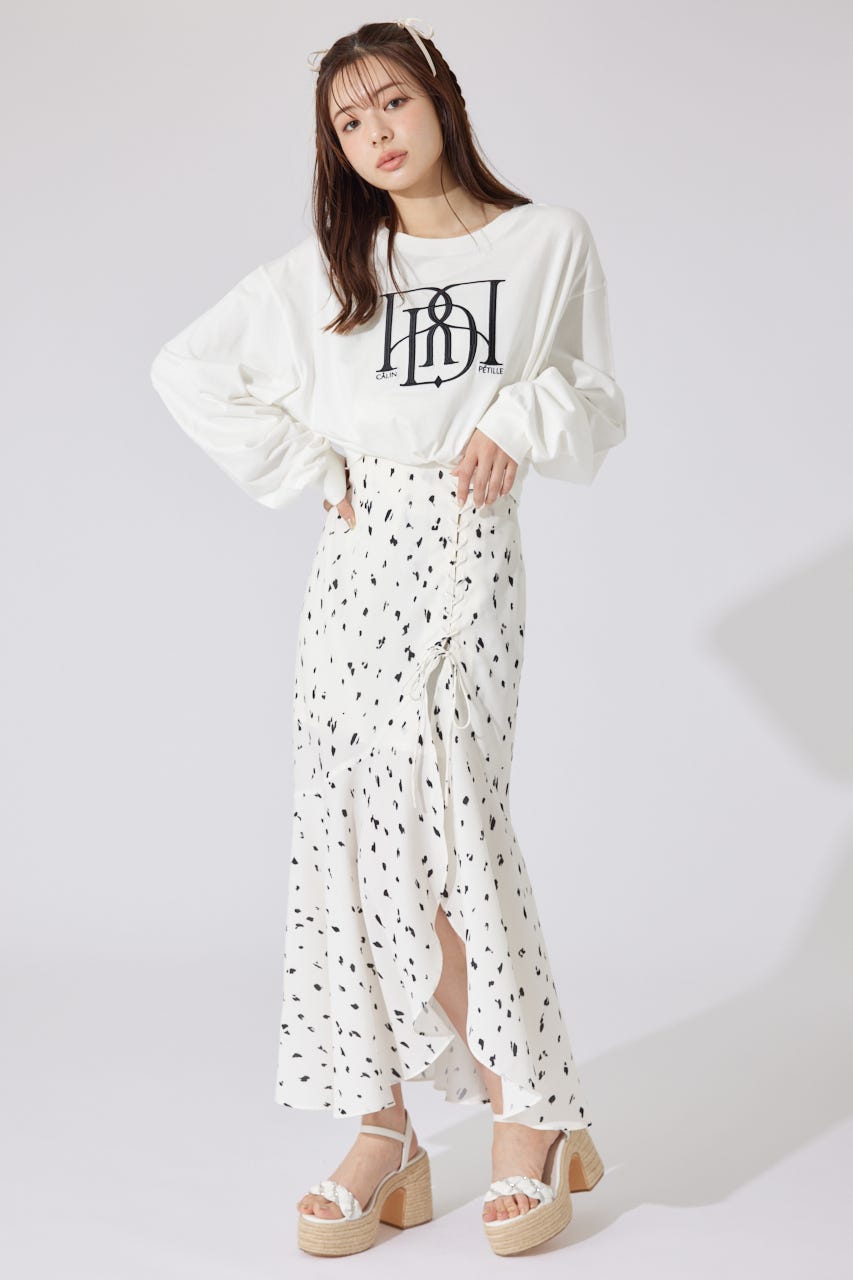 【WEB限定】RDロゴロングTシャツ WHT FREE