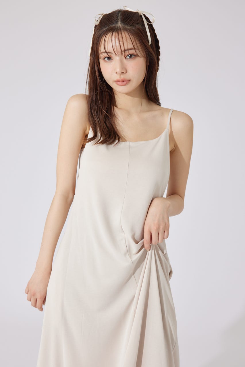 リラックスカットキャミワンピース BEG FREE