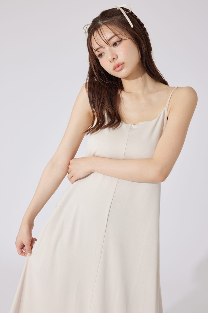 リラックスカットキャミワンピース BEG FREE