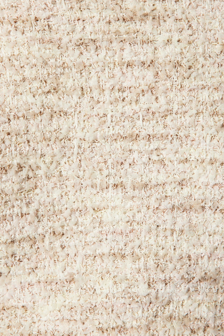 【岡崎紗絵さん着用アイテム】ツイードニットカーディガン L/BEG FREE