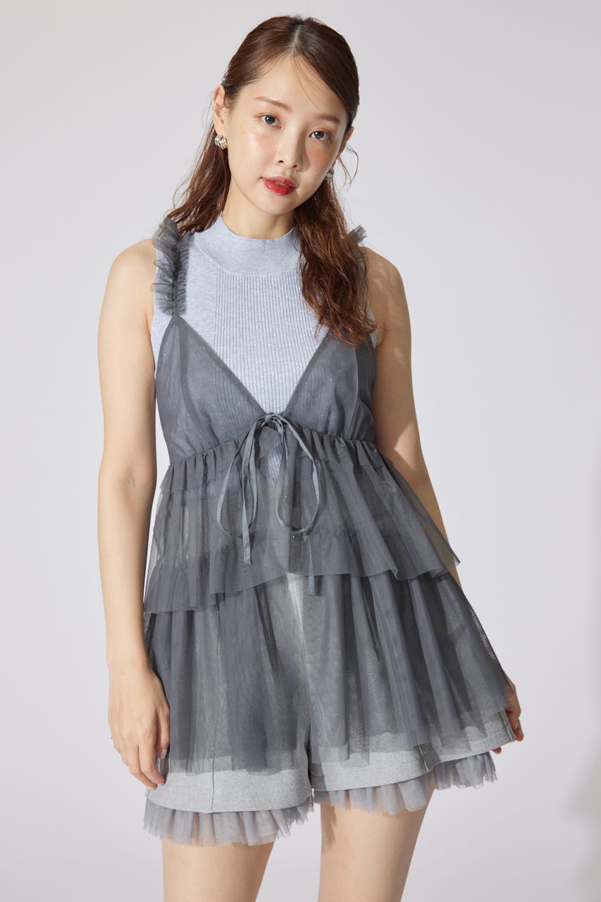 ボリュームチュールジレ GRY FREE