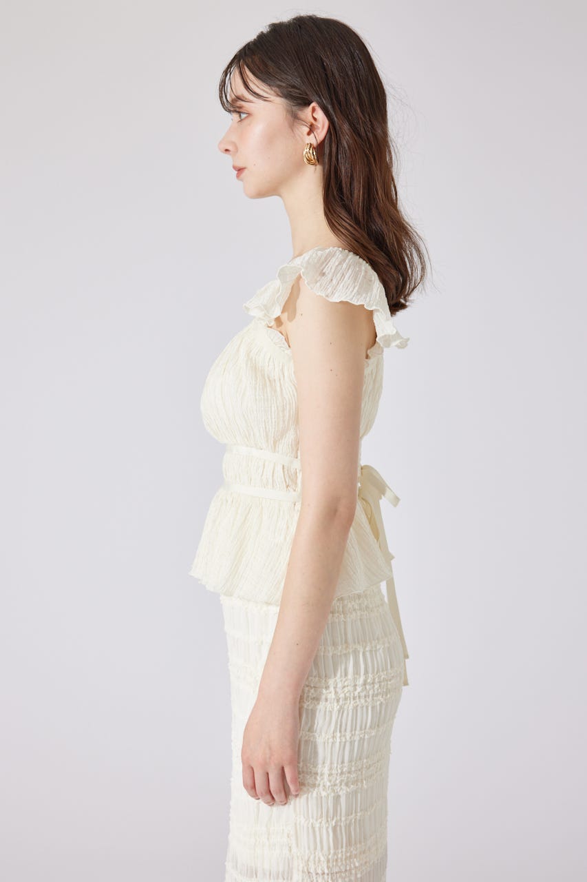 フリルギャザートップス IVOY S