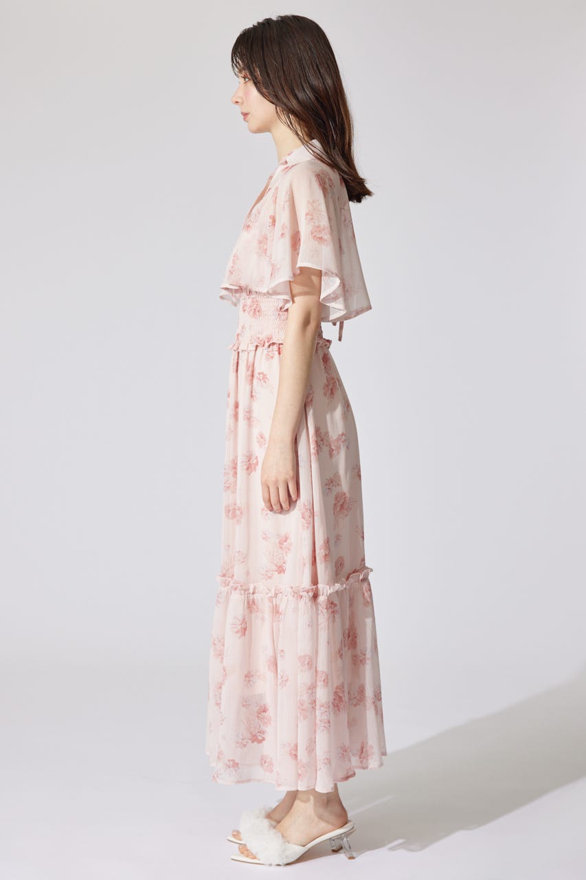 シャーリングワンピースセット PNK FREE