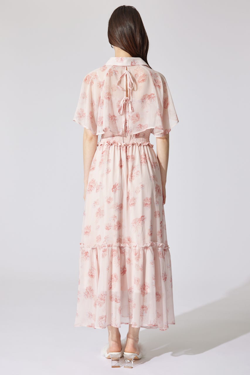 シャーリングワンピースセット PNK FREE