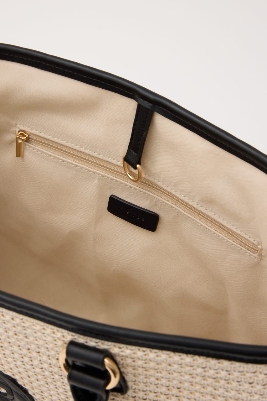 トリミングビッグトートバッグ WHT FREE