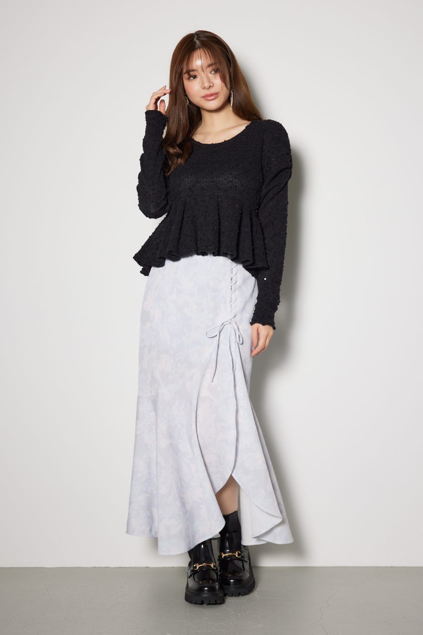 rienda♡ペプラムトップス rienda | ペプラムベアトップス (シャツ・ブラウス ) |SHEL'TTER