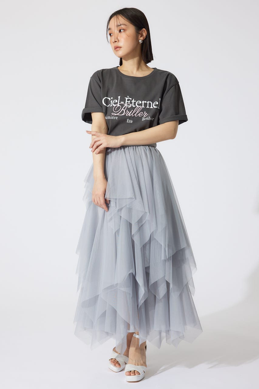BigロゴTシャツ L/BLK FREE