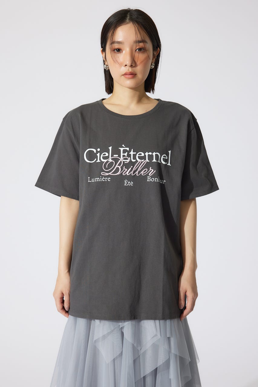 BigロゴTシャツ L/BLK FREE