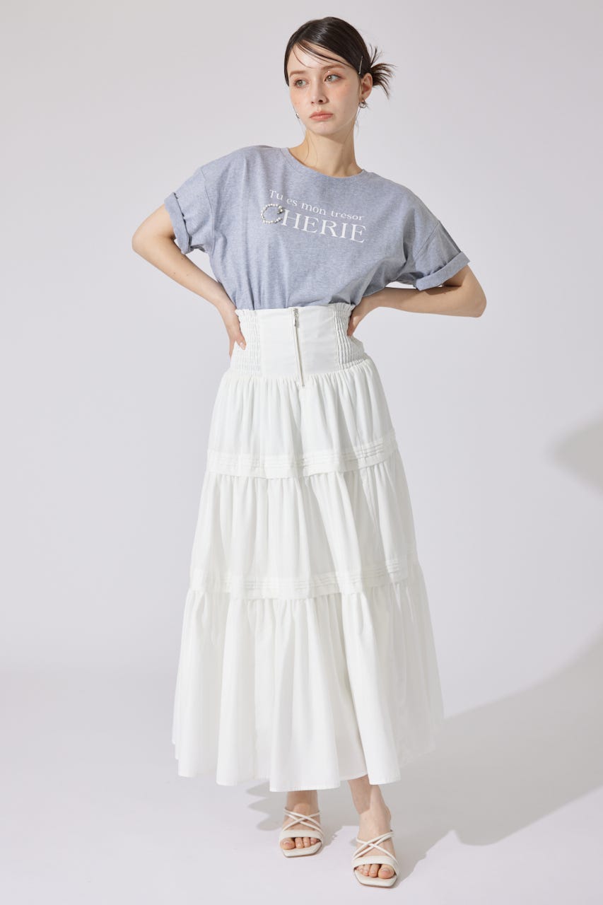 パールロゴビッグTシャツ T.GRY FREE