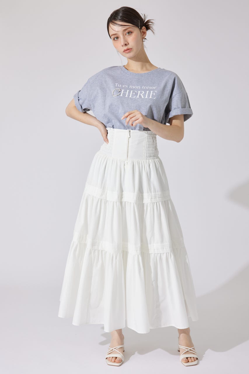 パールロゴビッグTシャツ T.GRY FREE