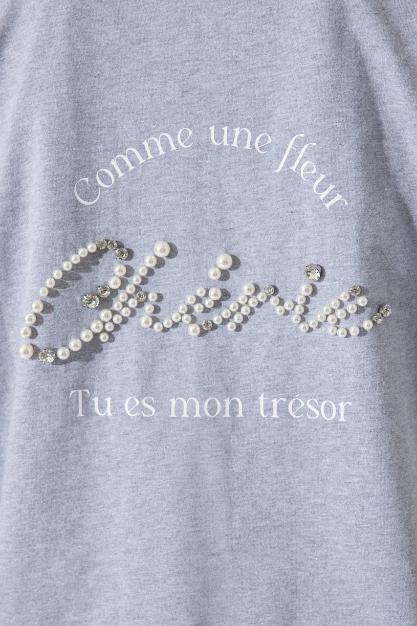 パールロゴビッグTシャツ T.GRY FREE