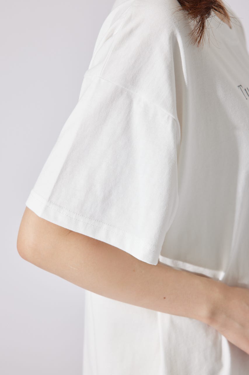 パールロゴビッグTシャツ WHT FREE