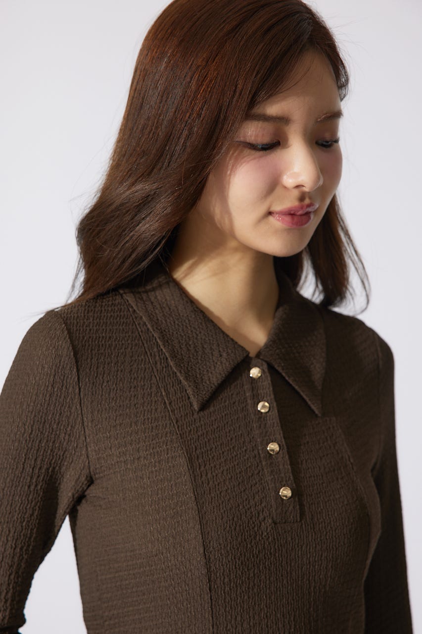 【岡崎紗絵さん着用アイテム】カットマーメイドワンピース BRN FREE