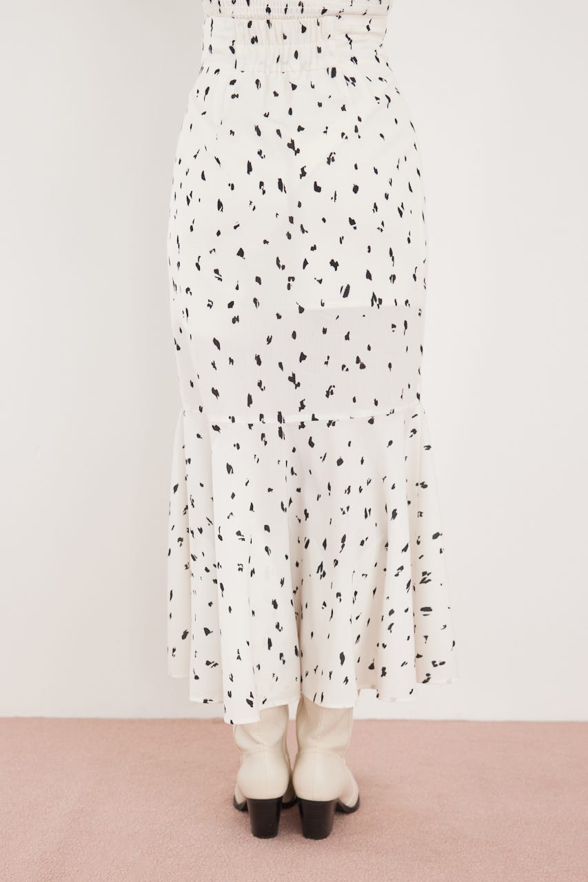 レースアップマーメイドスコートショートパンツ WHT M