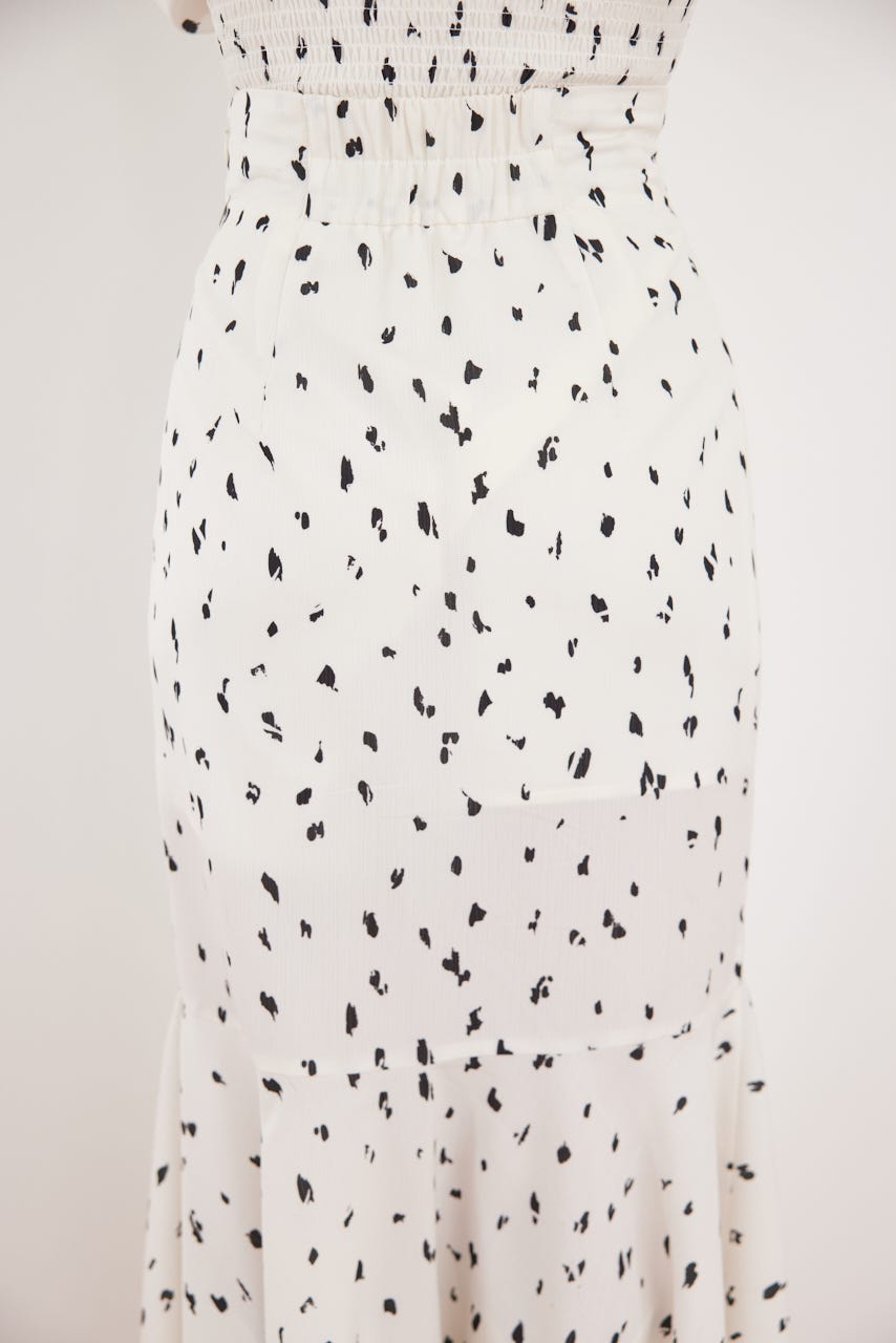 レースアップマーメイドスコートショートパンツ WHT M