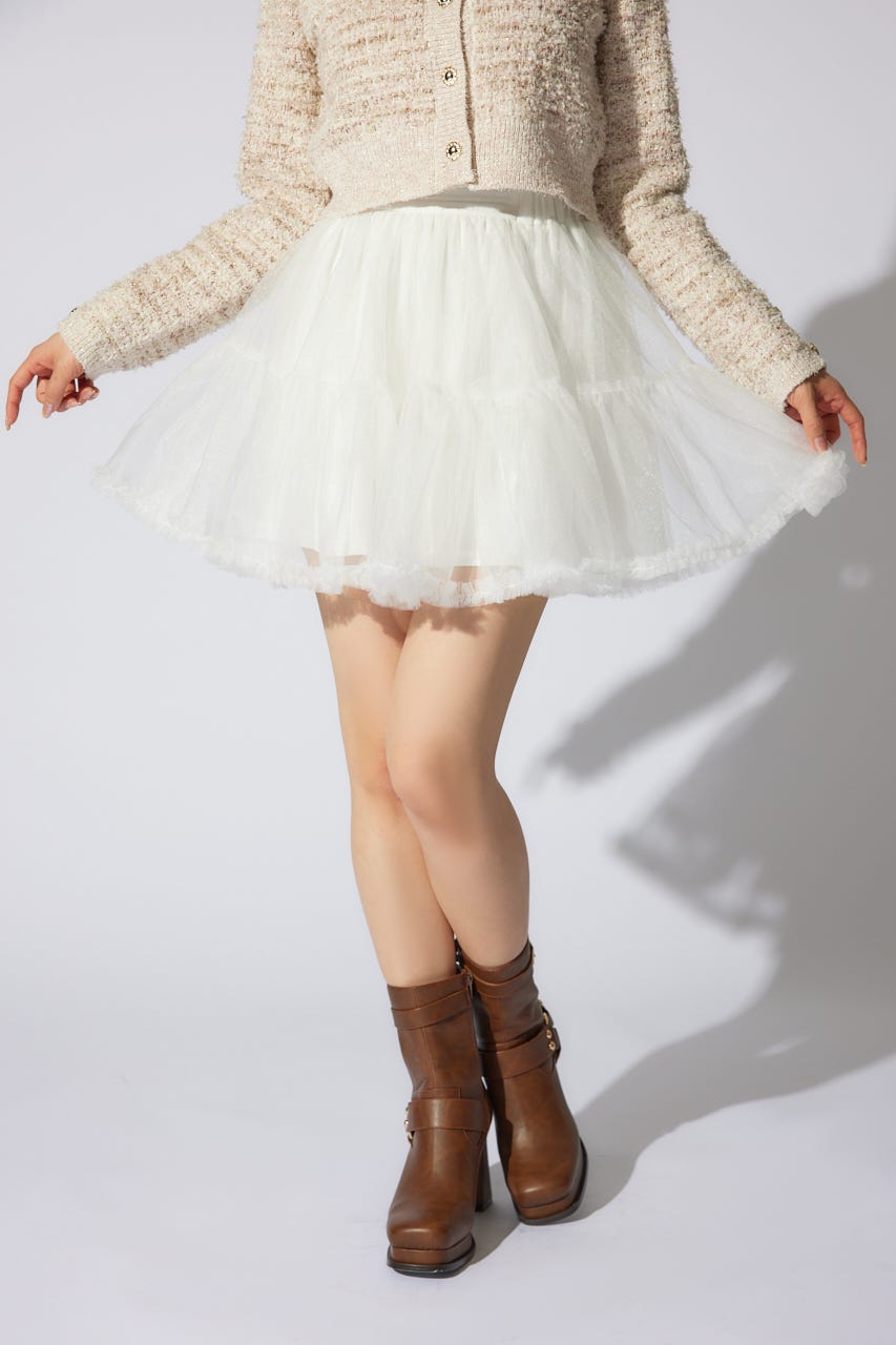 tao 2022aw チュール　レース　ボリュームスカート tao 2022aw チュール レース ボリュームスカート tao 2022aw
