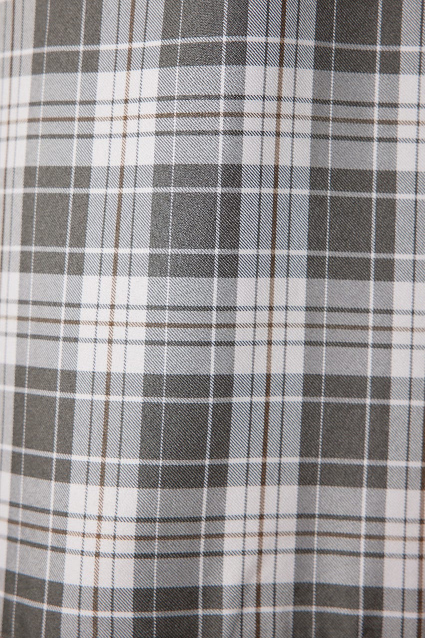 ペプラムマーメイドチェックキャミワンピース 柄KHA M