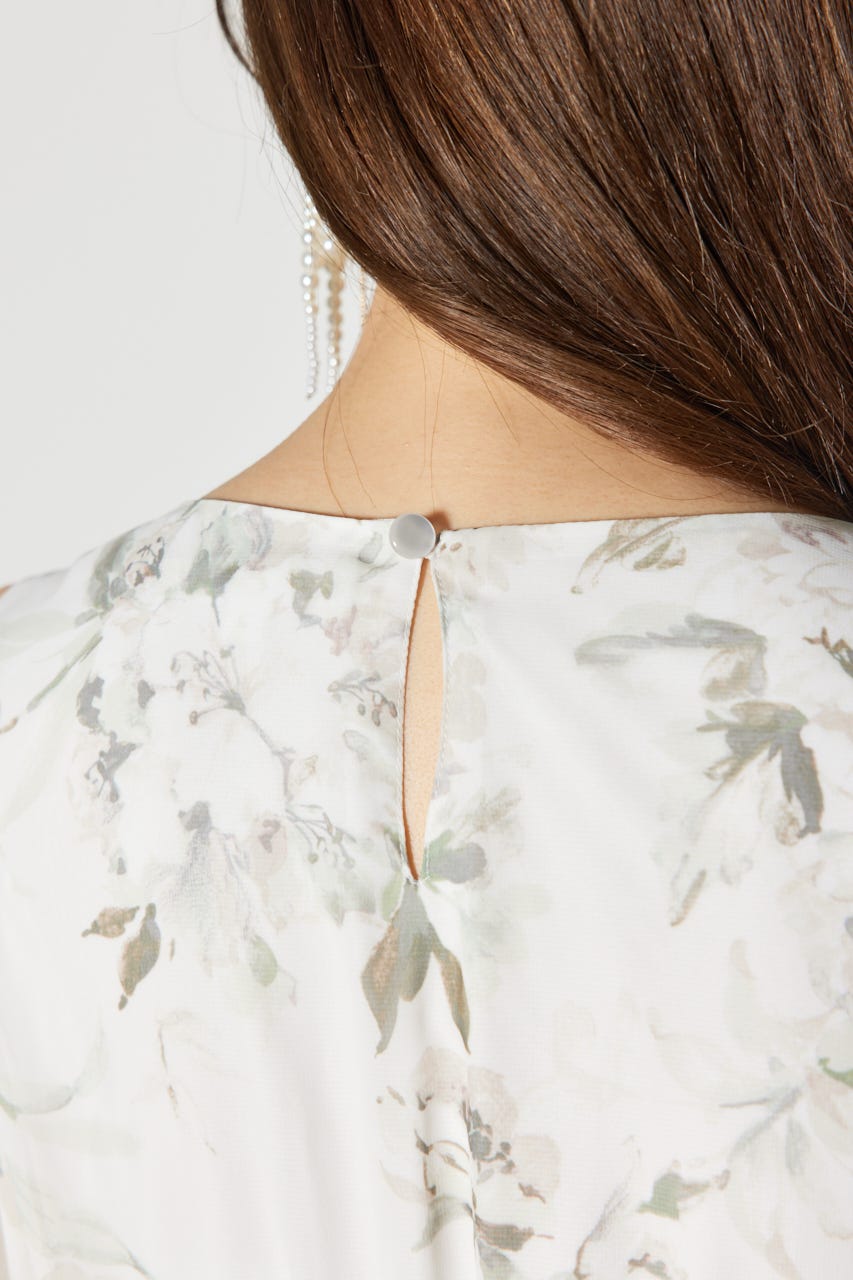 2WAYレースドッキングフレアワンピース WHT S