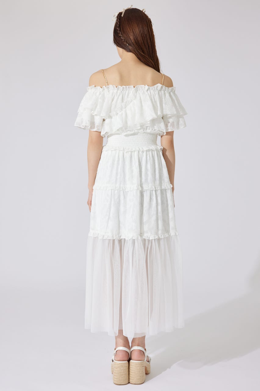 【AKB48 平田侑希さん着用】2WAYオフショルワンピース WHT FREE