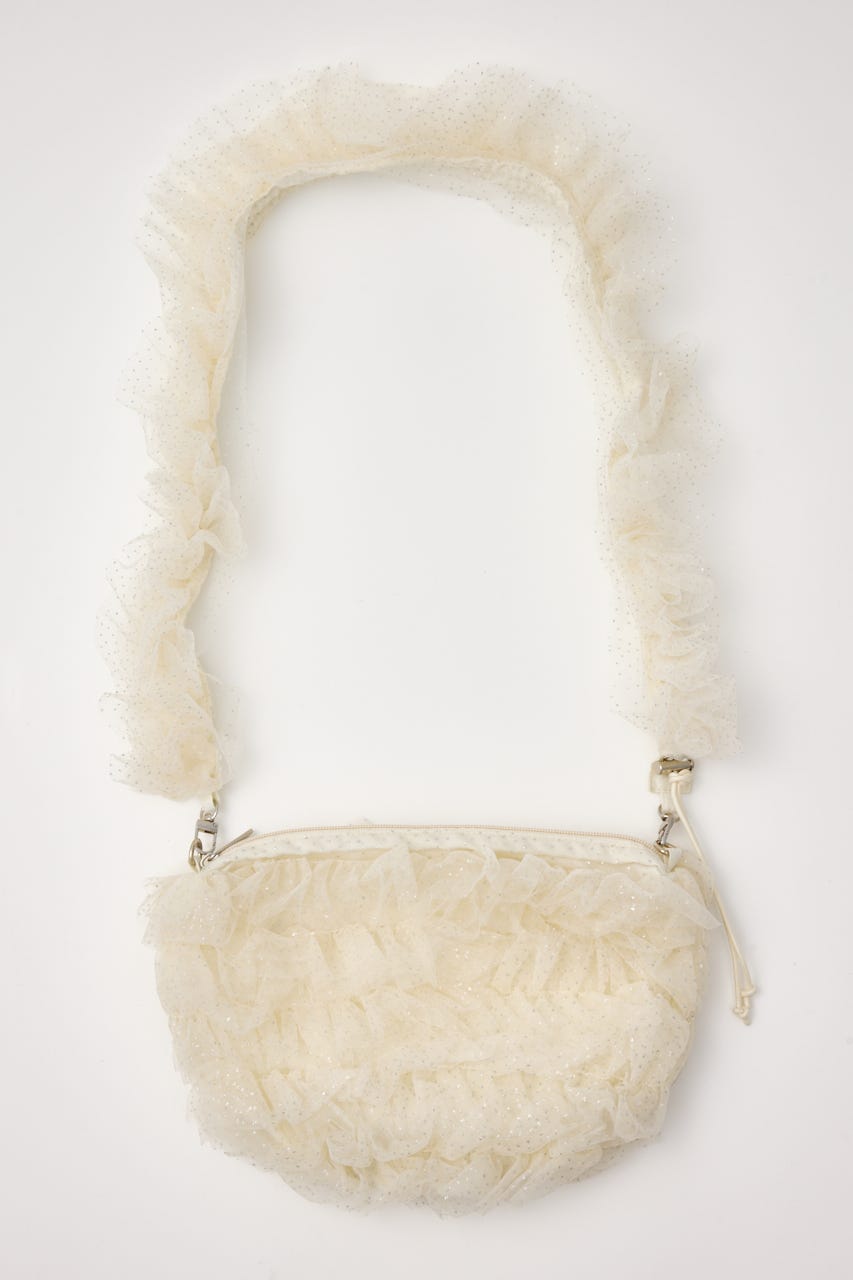 manywayチュールバッグ WHT FREE