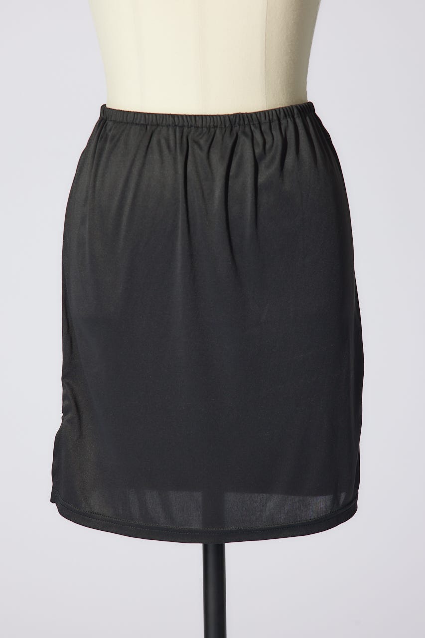 2WAYフリンジライン配色クロシェニットワンピース BLK FREE