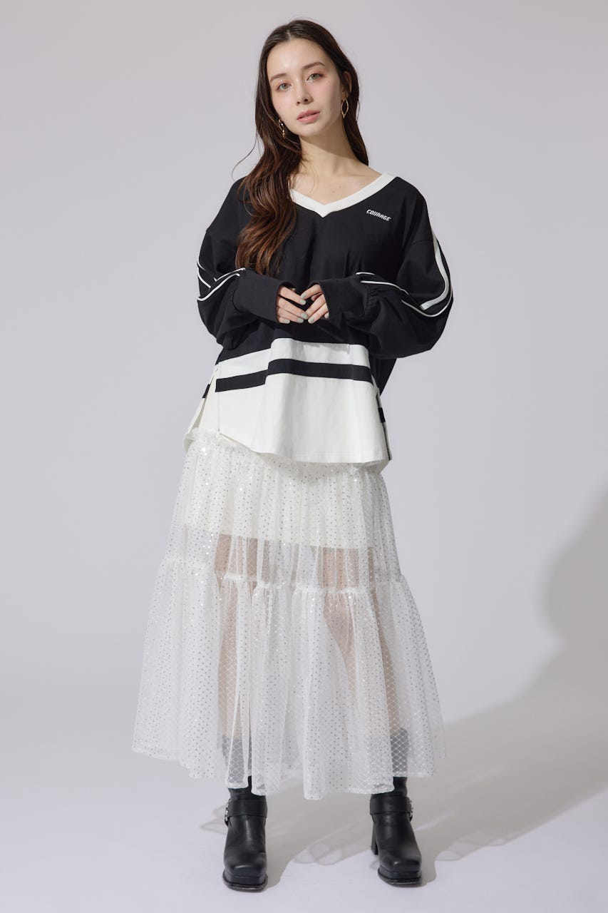 ユニフォームレディーロンT BLK FREE