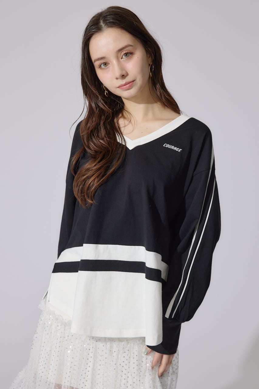 ユニフォームレディーロンT BLK FREE