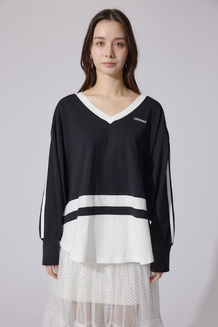 ユニフォームレディーロンT BLK FREE