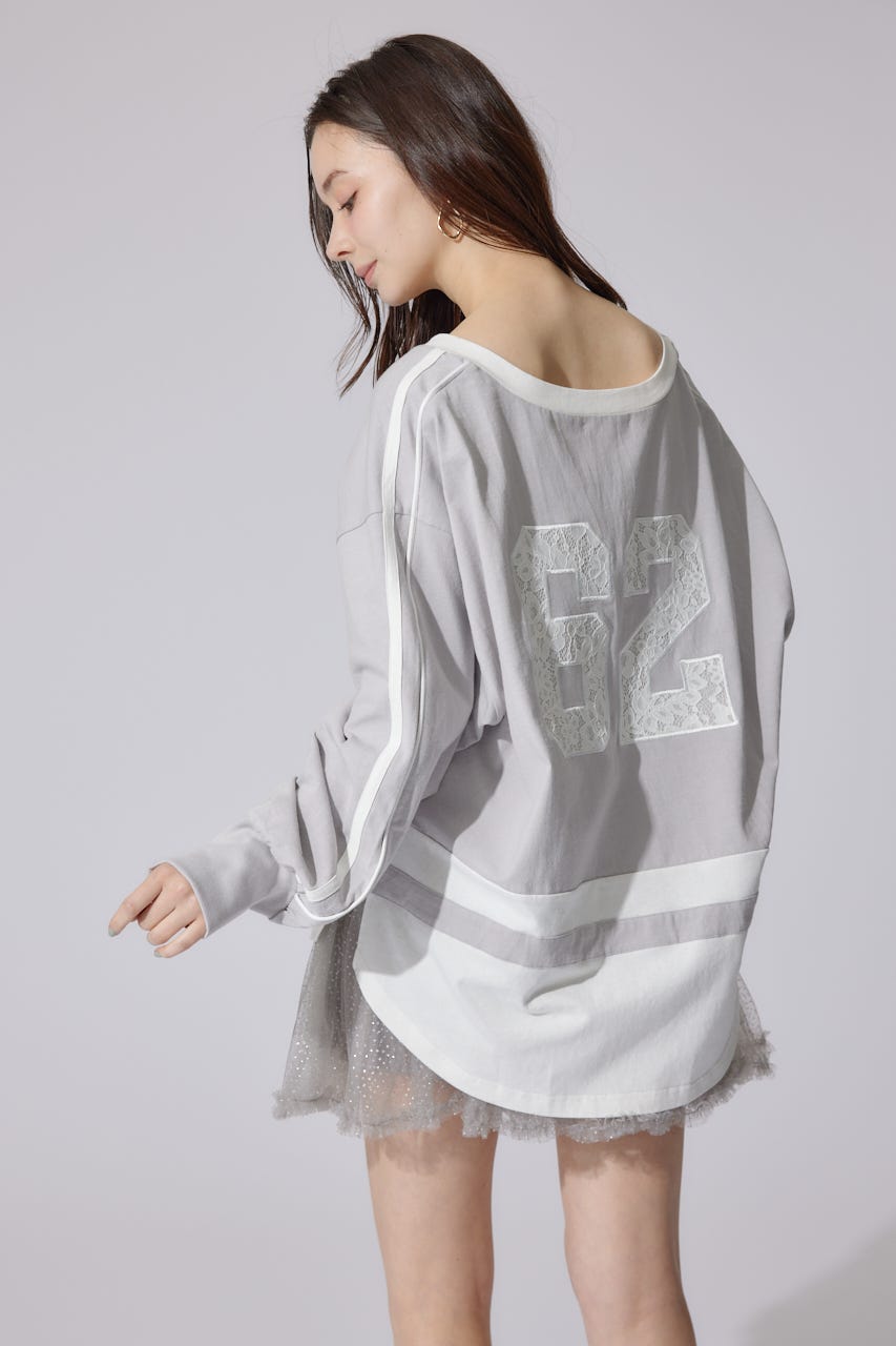 ユニフォームレディーロンT GRY FREE