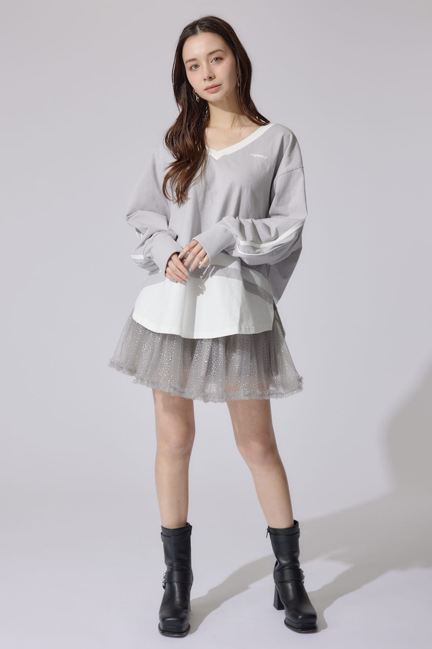 ユニフォームレディーロンT GRY FREE