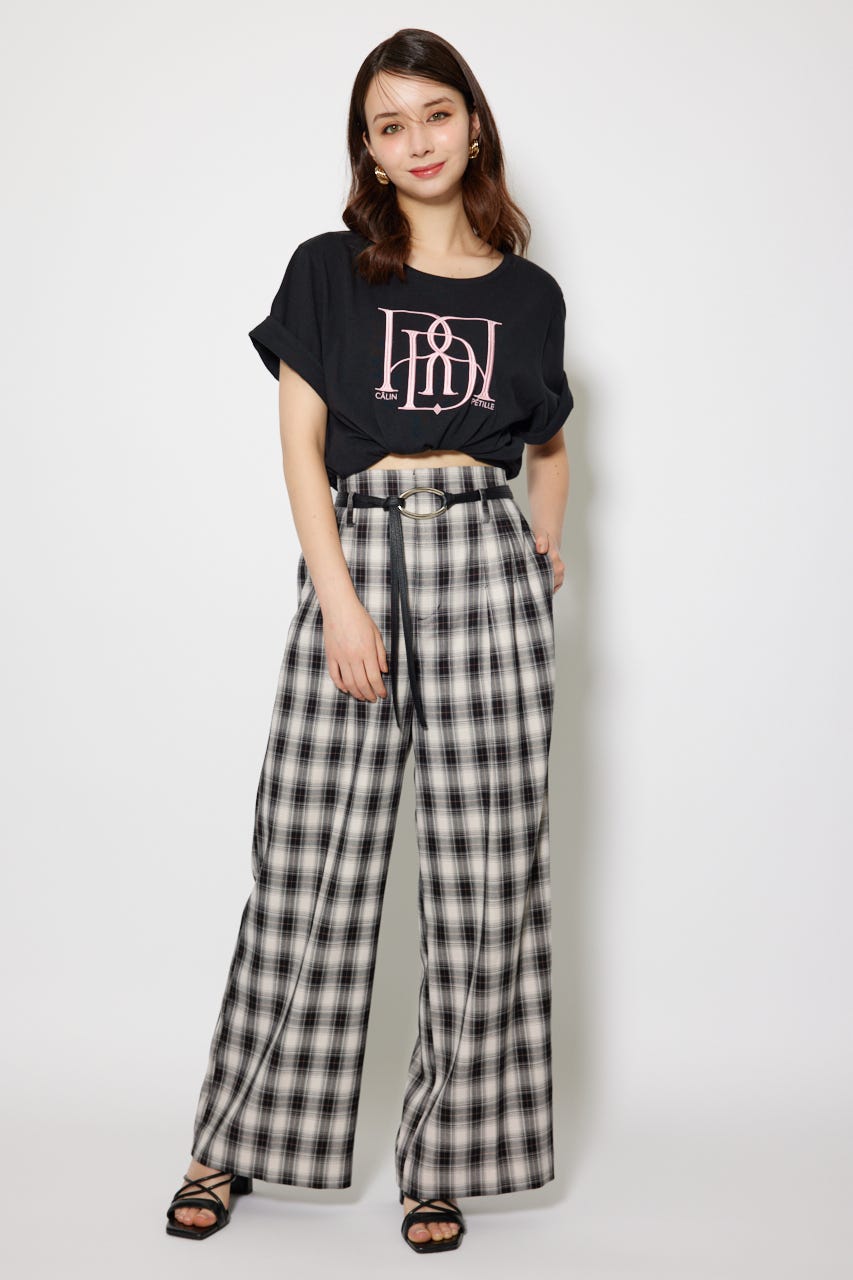 RDロゴTシャツ 柄PNK FREE