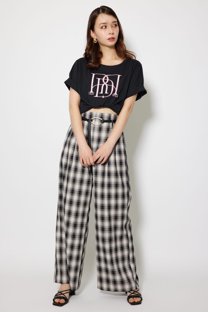RDロゴTシャツ 柄PNK FREE