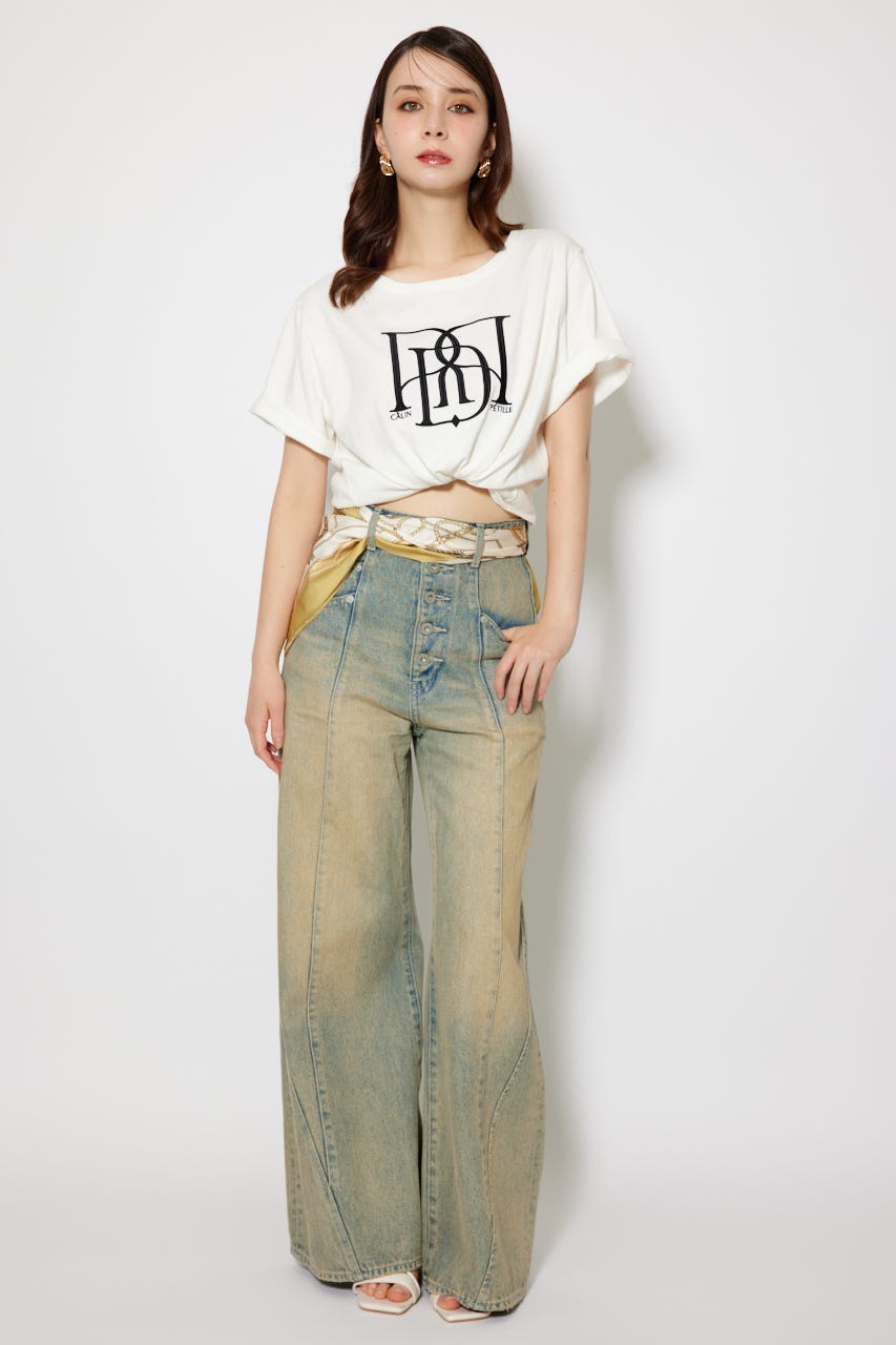 RDロゴTシャツ WHT FREE