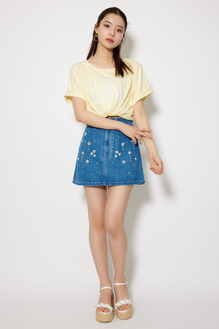 RDロゴTシャツ YEL FREE