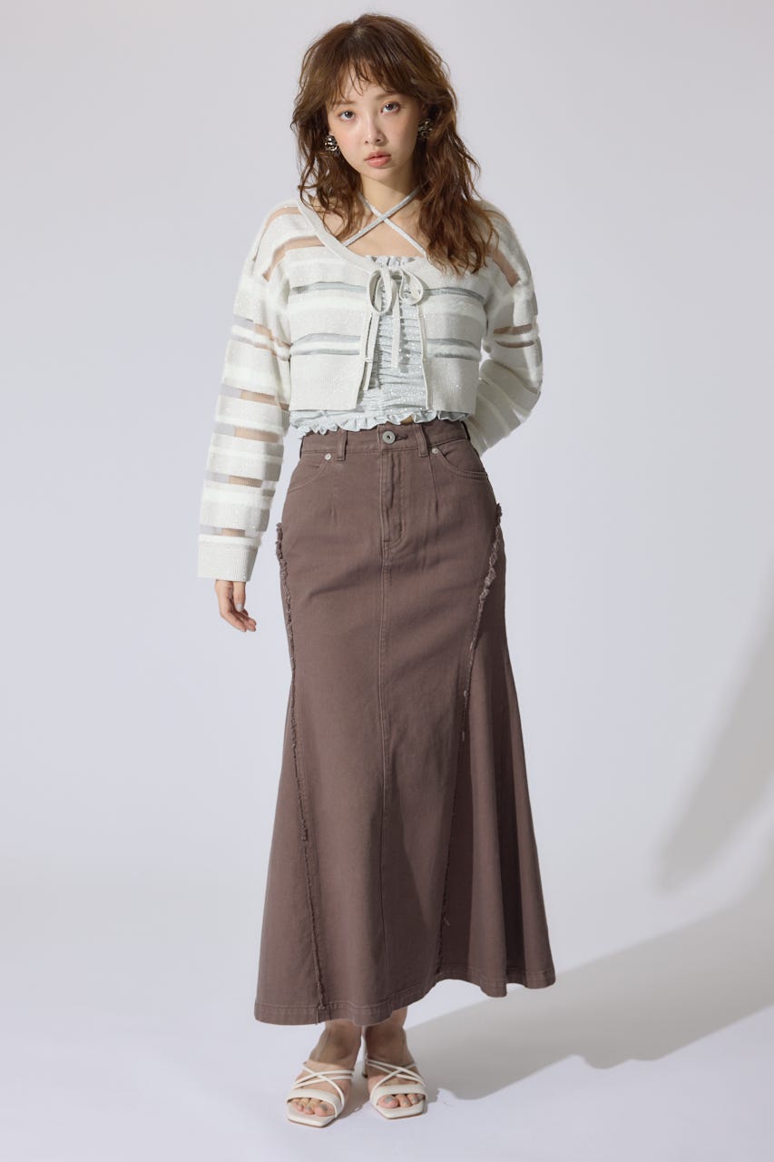 2WAYギャザーキャミトップス WHT FREE