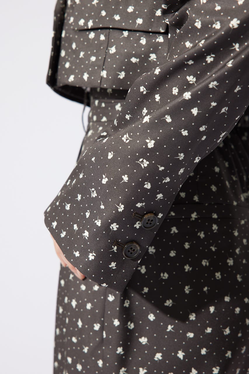 【岡崎紗絵さん着用アイテム】ダブルテーラードショートジャケット Multi_1 M