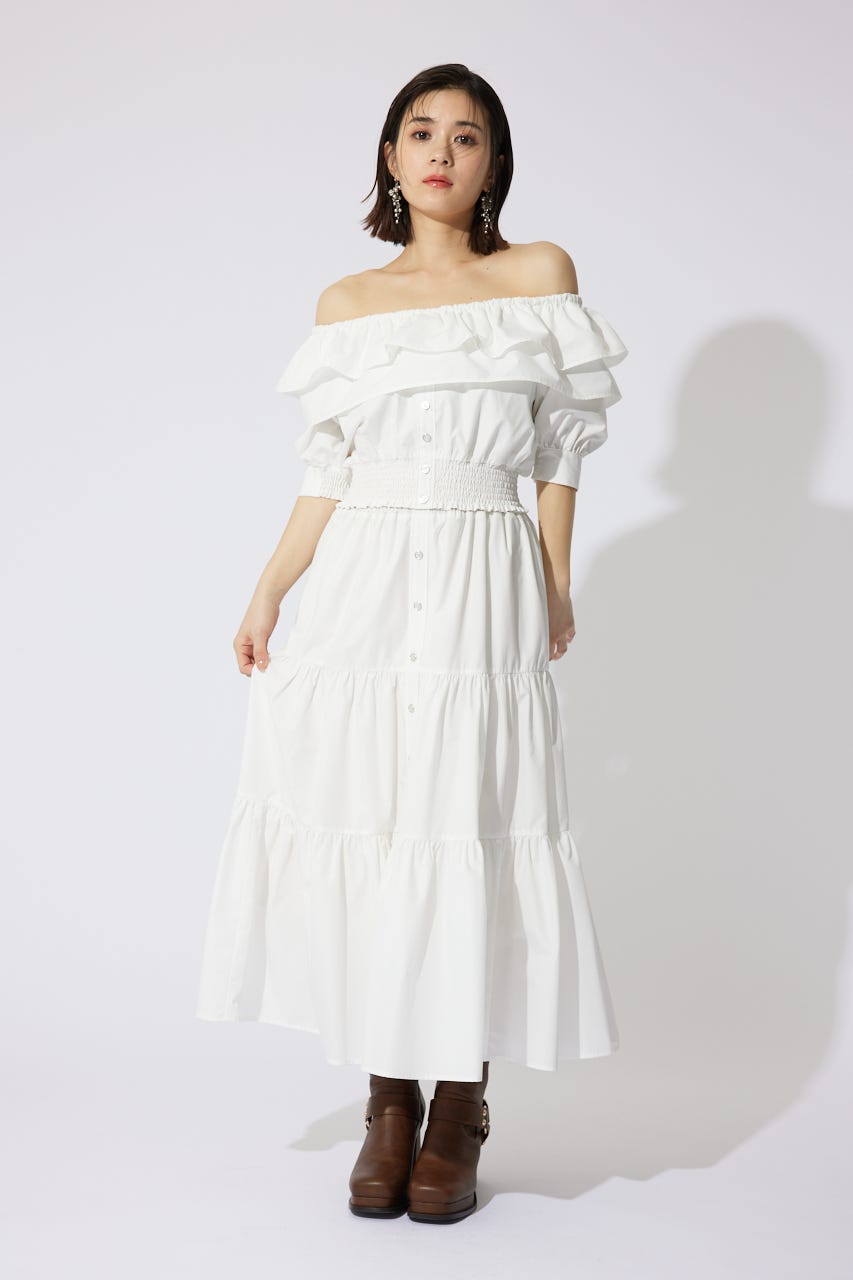 トップス deres rienda | 2WAYオフショルダーショートトップス (シャツ