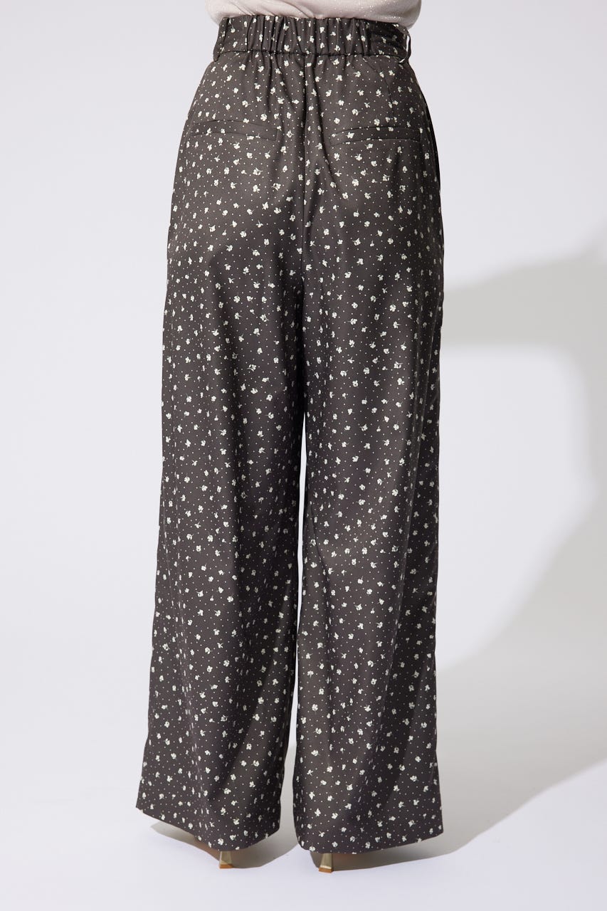 【岡崎紗絵さん着用アイテム】センターピンタックジャストウエストパンツ Multi_1 S