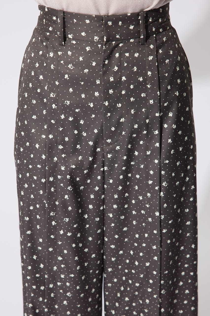 【岡崎紗絵さん着用アイテム】センターピンタックジャストウエストパンツ Multi_1 S