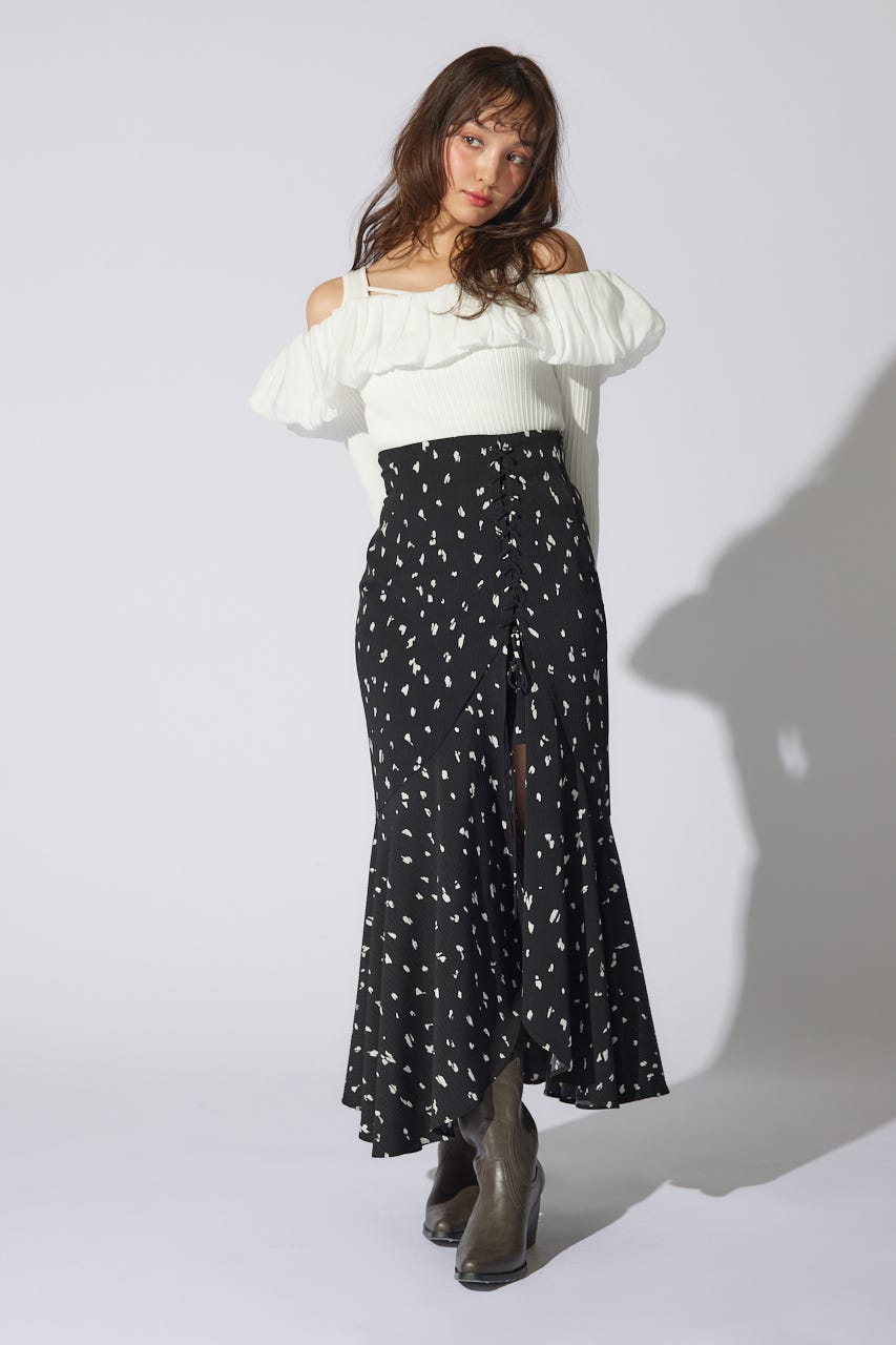 2WAYバルーンニットトップス WHT FREE