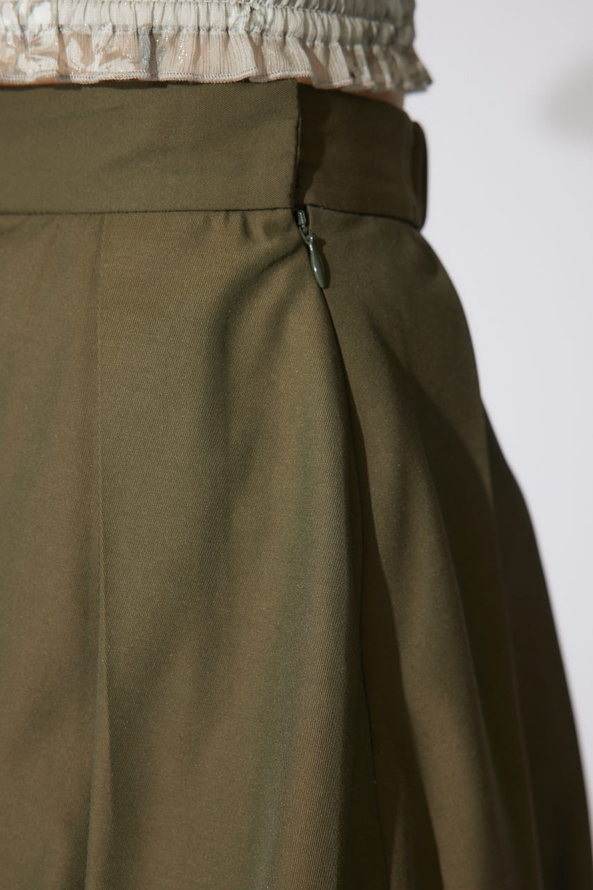 バルーンミニジャストウエストスコートショートパンツ KHA M