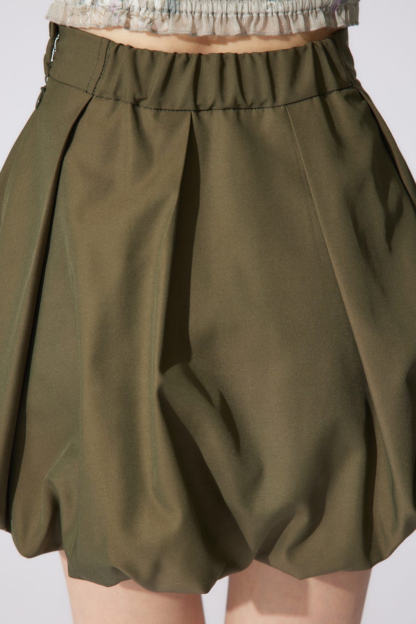 バルーンミニジャストウエストスコートショートパンツ KHA M