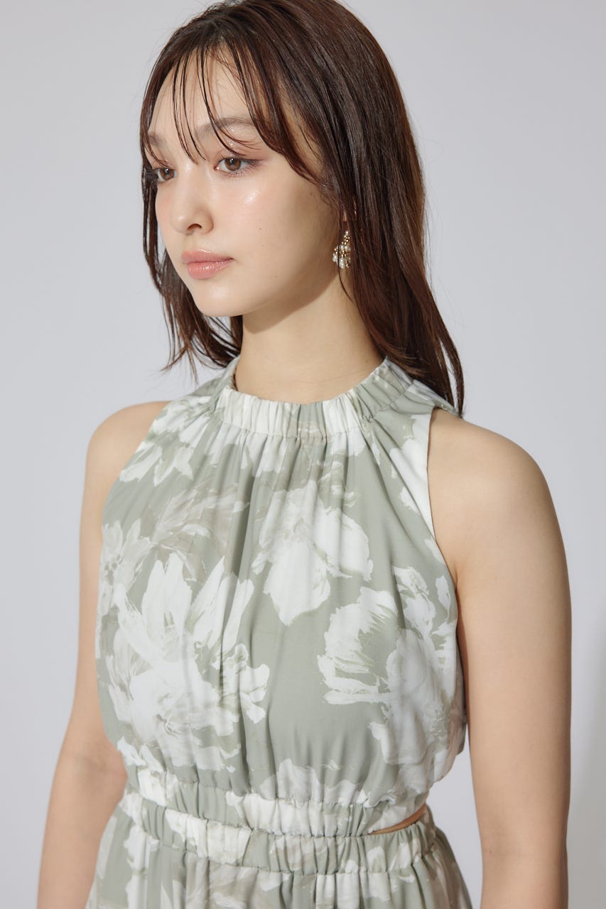 【rienda】新品、未使用ホルターネックワンピースSサイズ rienda | 【AKB48 千葉恵里さん着用】【女神ワンピ・WEB限定